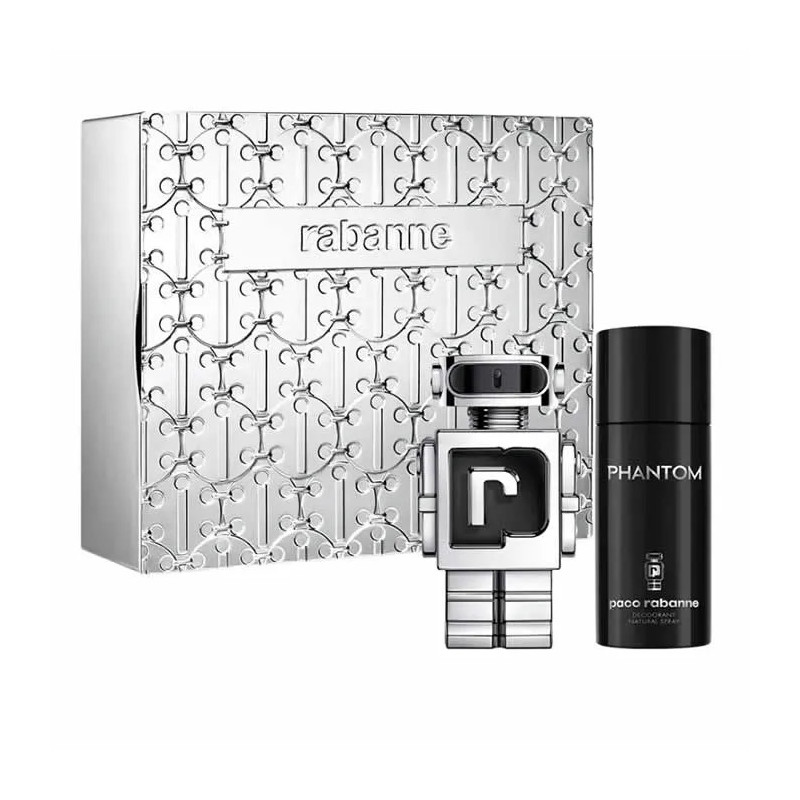 Paco Rabanne Phantom Eau de Toilette Spray 100ml, 2er-Set