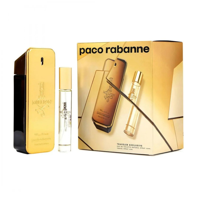 Coffret de voyage Paco Rabanne One Million Eau de Toilette Spéciale 100 ml et 20 ml