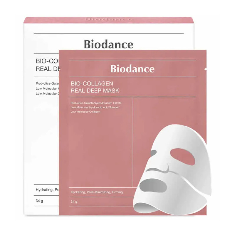 Máscara Biodance Bio-Collagen Real Deep - 4 unidades