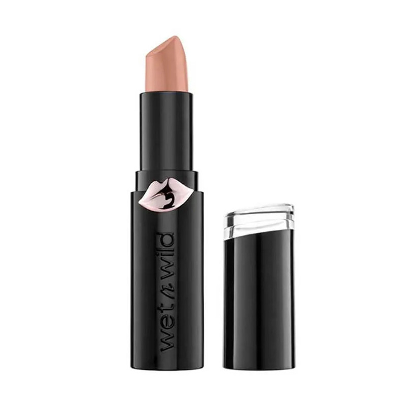 Color de labios mate Mega Last de Wet N Wild Never Dude