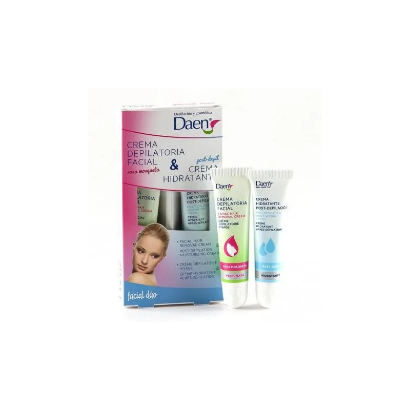 Depilación Daen Daen Duo Cr Depilatoria Facial Post Hid