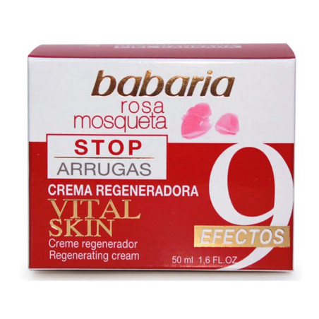 Babaria Rosa Mosqueta Vital Crema Regeneradora de la Piel Antiarrugas 50ml