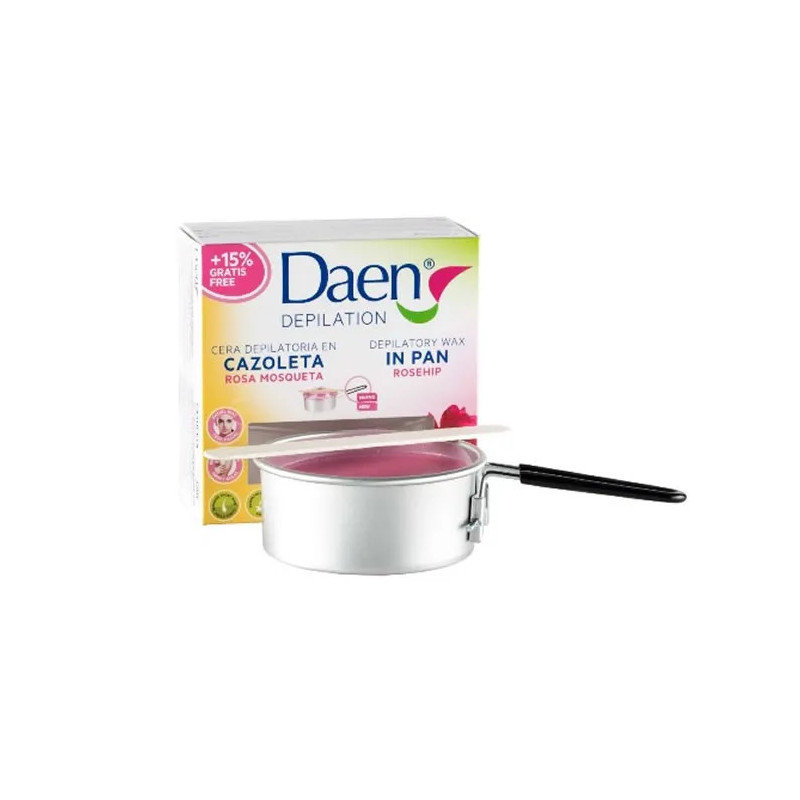 Daen Depilation Cera Depilatoria in Padella Rosa Canina 90g