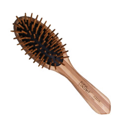 Brosse ovale en bambou Eurostil, petite taille, 1 pièce