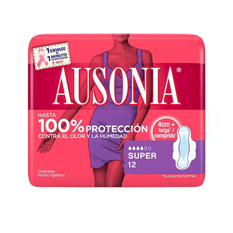 AUSONIA compresas super alas 12 u by AUSONIA for Woman