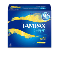 TAMPAX COMPAK tampón regular 22 u by TAMPAX for Woman