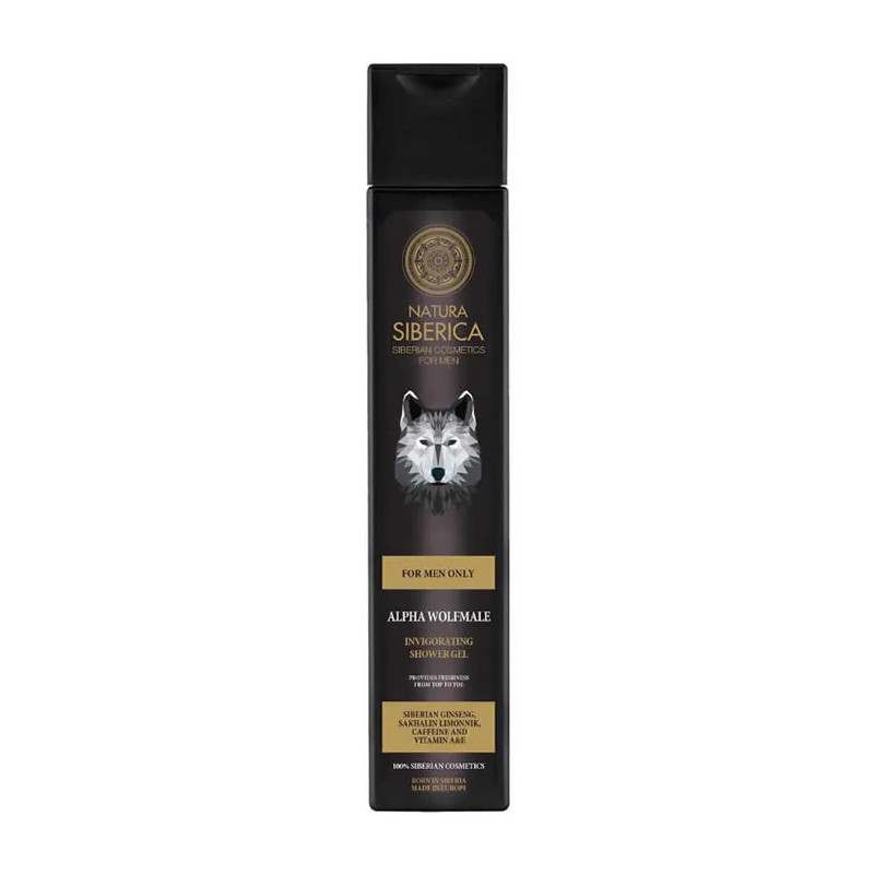 Gel de Banho Revigorante Natura Siberica Alpha Wolfmale 250ml