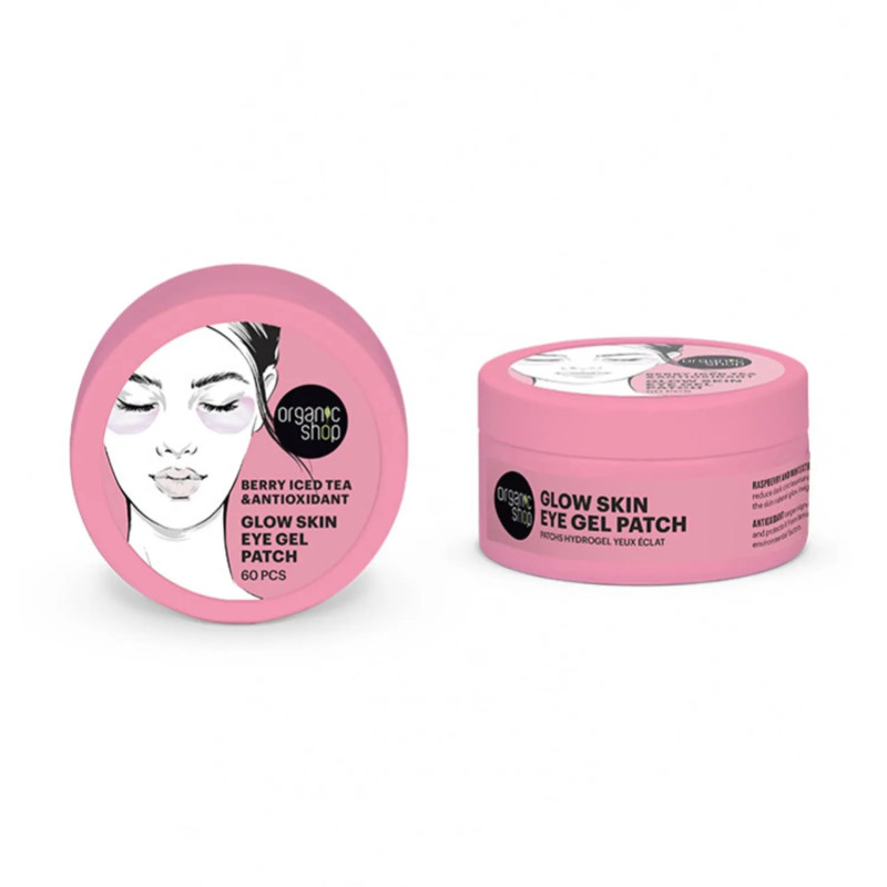 Gel contour des yeux éclat au thé glacé aux baies de Organic Shop (60 unités)