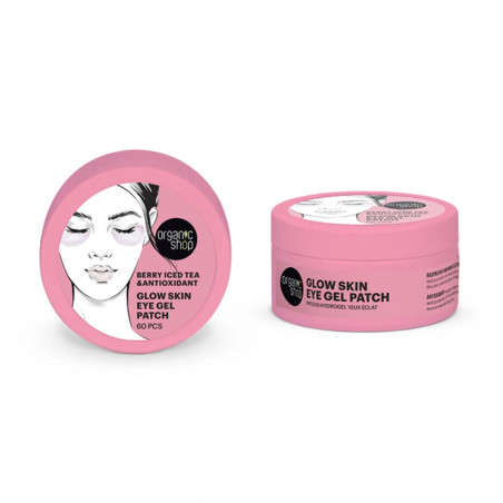 Gel contour des yeux éclat au thé glacé aux baies de Organic Shop (60 unités)