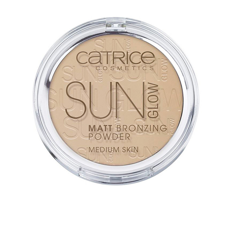 SUN GLOW MATT bronzing powder 030 medium bronze by CATRICE for Unisex
