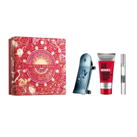 Carolina Herrera 212 Heroes Eau de Toilette Spray 90ml 3er-Set