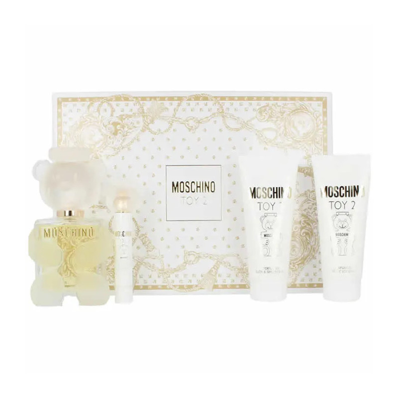 Moschino Toy 2 Eau De Parfum Spray 100ml Set 4 Pezzi