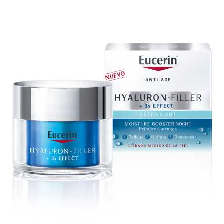 HYALURON-FILLER +3x effect moisture booster noche 50 ml by EUCERIN for Unisex