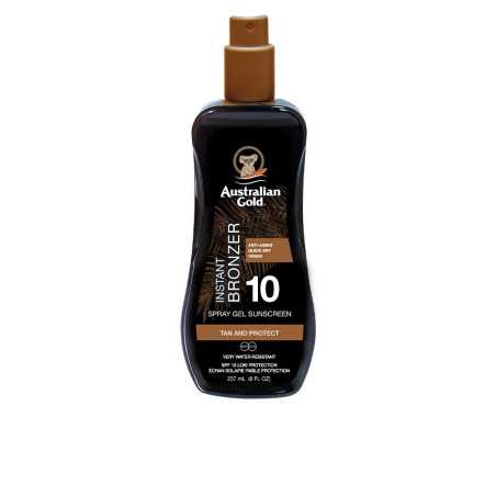 SUNSCREEN SPF10 spray gel with instant bronzer 237 ml by AUSTRALIAN GOLD for Unisex