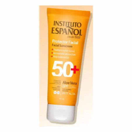 Instituto Español Protetor Solar Facial Aloe Vera FPS50 75ml