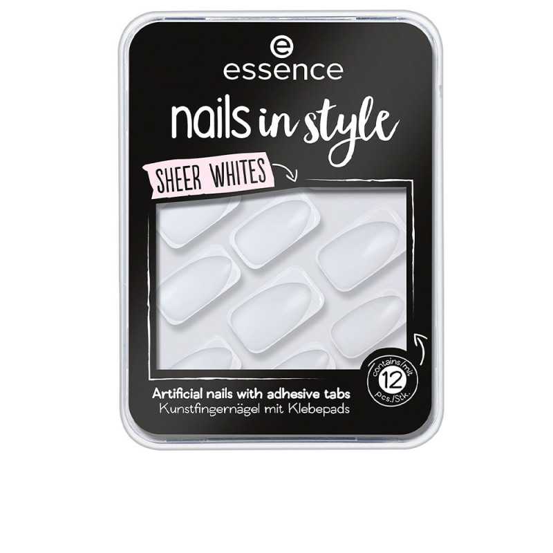 NAILS IN STYLE unas artificiales 11 sheer whites by ESSENCE for Unisex NAILS IN STYLE unas artificiales 11 sheer whites by ESSENCE for Unisex