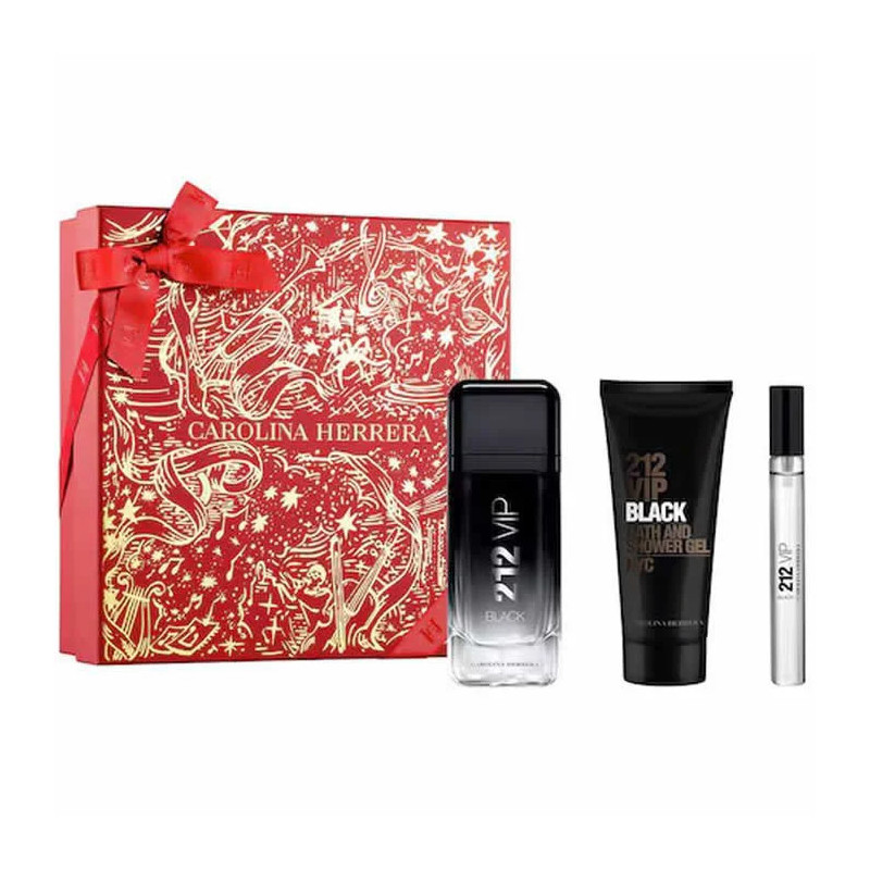 Estojo VIP preto de 3 peças 212