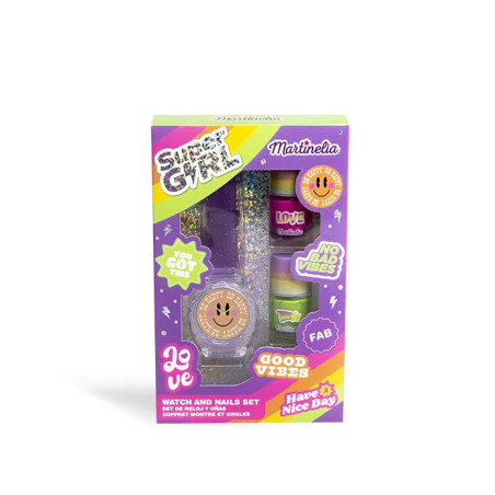 Ensemble montre et vernis à ongles Martinelia Super Girl