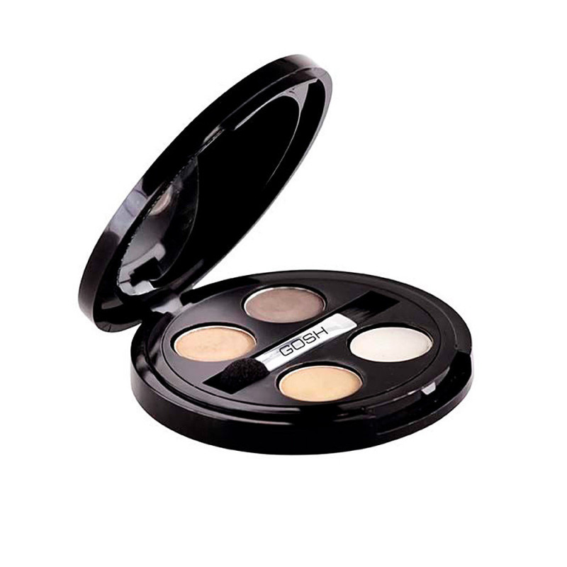 EYE BROW KIT 3 powder shades 1 u by GOSH for Unisex