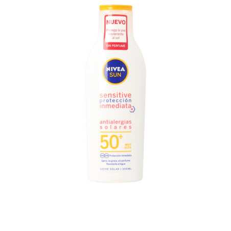 SUN ANTIALERGIAS SOLARES sensitive SPF50+ leche 200 ml by NIVEA for Unisex
