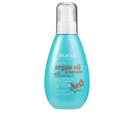 ARGAN OIL & KERATIN sérum sin aclarado Leave-in 250 ml by BEAVER  for Unisex