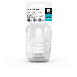 TETINA fisiologica flujo silicona L 2 u by SUAVINEX for Unisex
