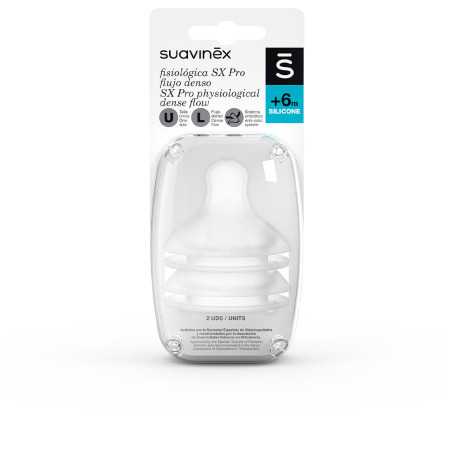 TETINA fisiologica flujo silicona L 2 u by SUAVINEX for Unisex