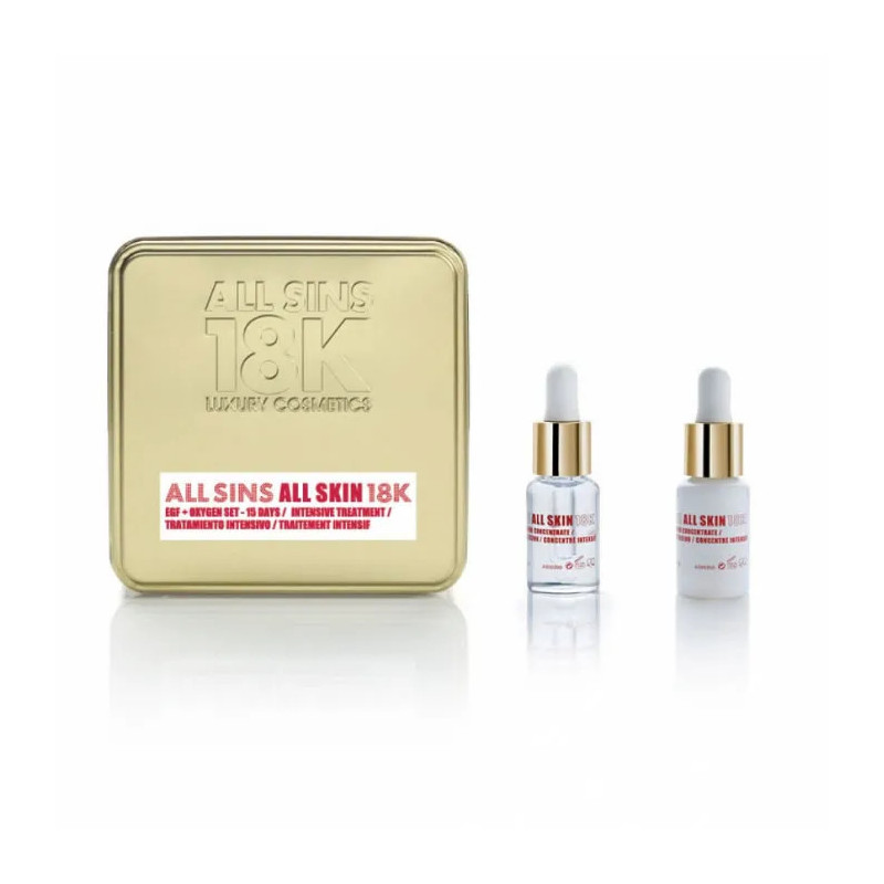 All Sins 18k All Skin EFG Oxygen 15 Tage Intensivbehandlungsset (2-teilig)