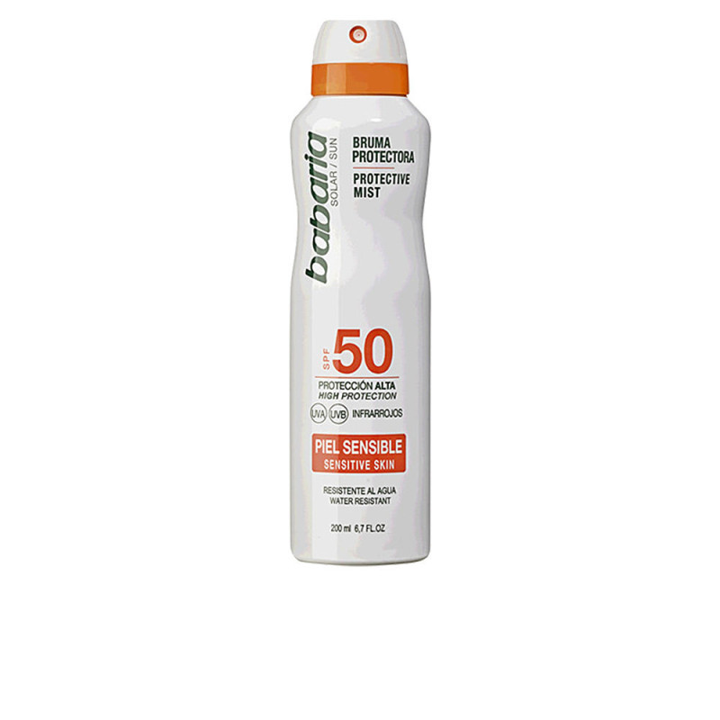 SOLAR PIEL SENSIBLE bruma protectora SPF50 200 ml by BABARIA for Unisex
