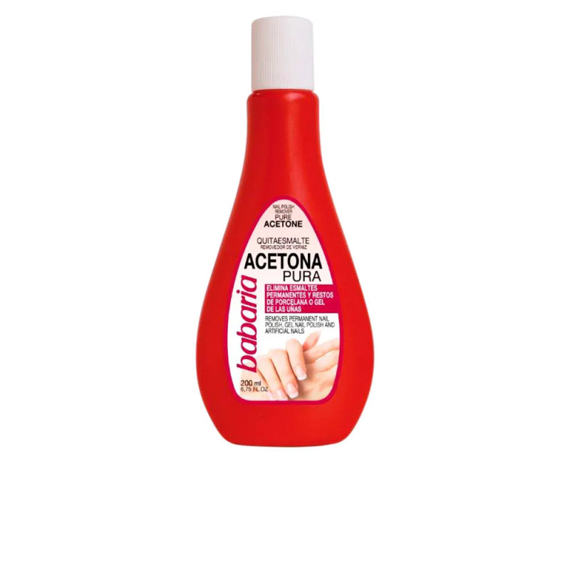 Esmaltes y geles permanentes de acetona pura Babaria 200 ml
