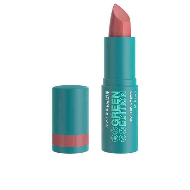 GREEN EDITION butter cream lipstick 015 windy 10 gr by MAYBELLINE for Unisex GREEN EDITION butter cream lipstick 015 windy 10 gr by MAYBELLINE for Unisex
