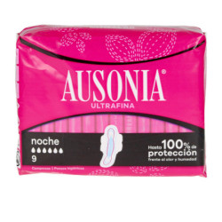AUSONIA compresas noche ultra 9 u by AUSONIA for Woman