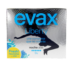 LIBERTY compresas noche alas 9 u by EVAX for Woman