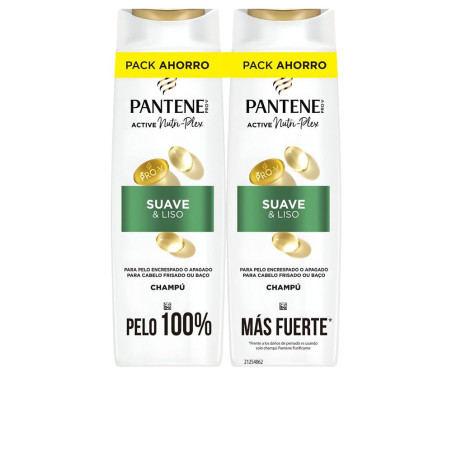 PANTENE SUAVE Y LISO CHAMPÚ LOTE 2 x 325 ml by PANTENE for Unisex
