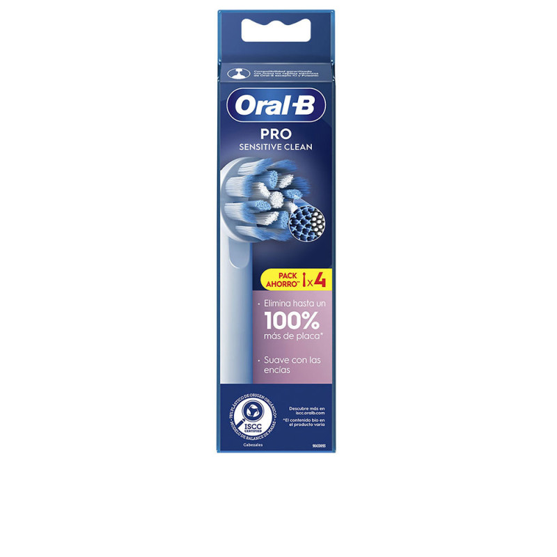 SENSITIVE CLEAN cabezales 4 u by ORAL-B for Unisex