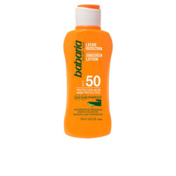 Leche Protectora Solar con Aloe Vera SPF50 100ml by BABARIA for Unisex