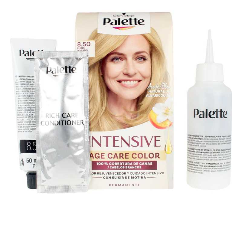PALETTE AGE CARE COLOR tinte 85 rubio dorado 1 u by SCHWARZKOPF MASS MARKET for Woman PALETTE AGE CARE COLOR tinte 85 rubio dorado 1 u by SCHWARZKOPF MASS MARKET for Woman