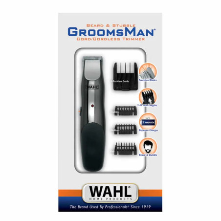 Tondeuse à barbe et à chaume Wahl Groomsman avec ou sans fil