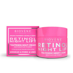 RETINOL NIGHT LIFT tightening night cream restorative power 50 ml by BIOVÈNE for Woman
