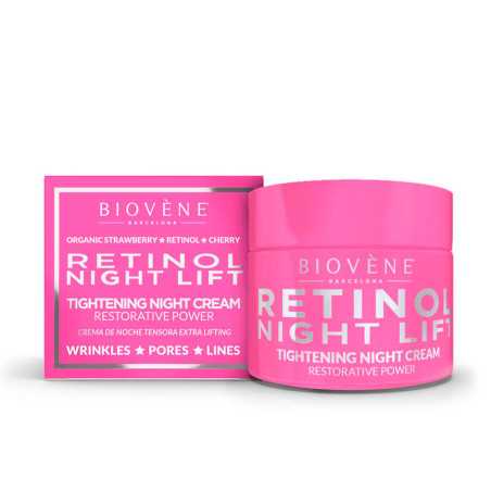 RETINOL NIGHT LIFT tightening night cream restorative power 50 ml by BIOVÈNE for Woman