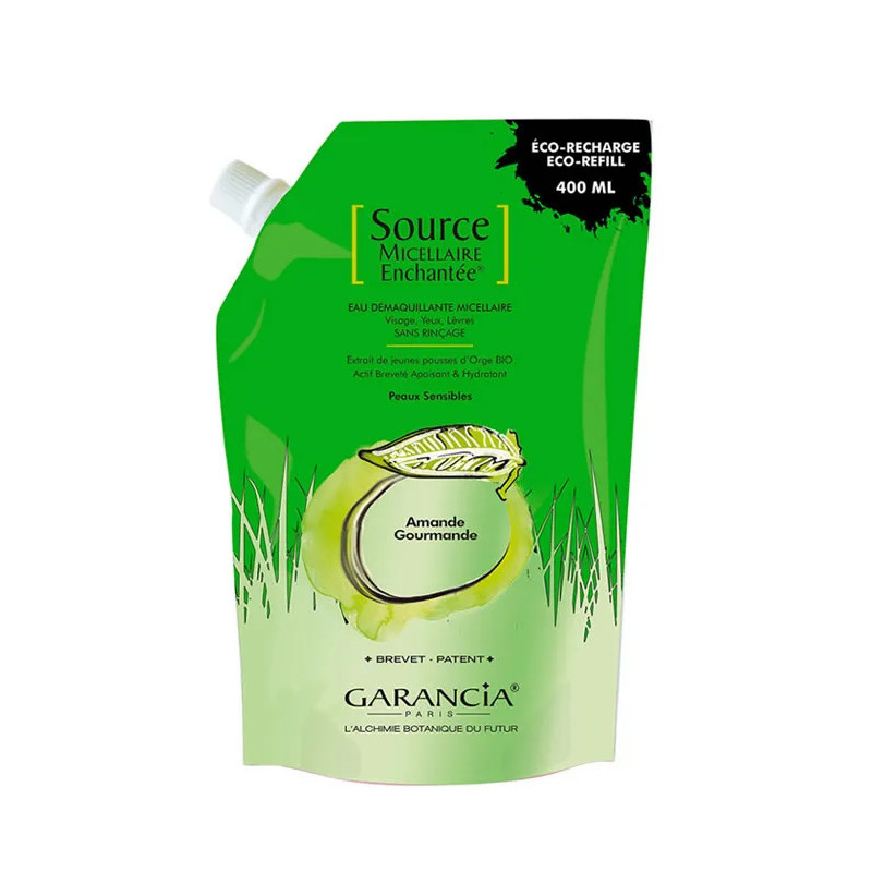 Garancia Enchanted Mizellen-Quelle Mandel Eco-Nachfüllpackung Make-up-Entferner 400 ml