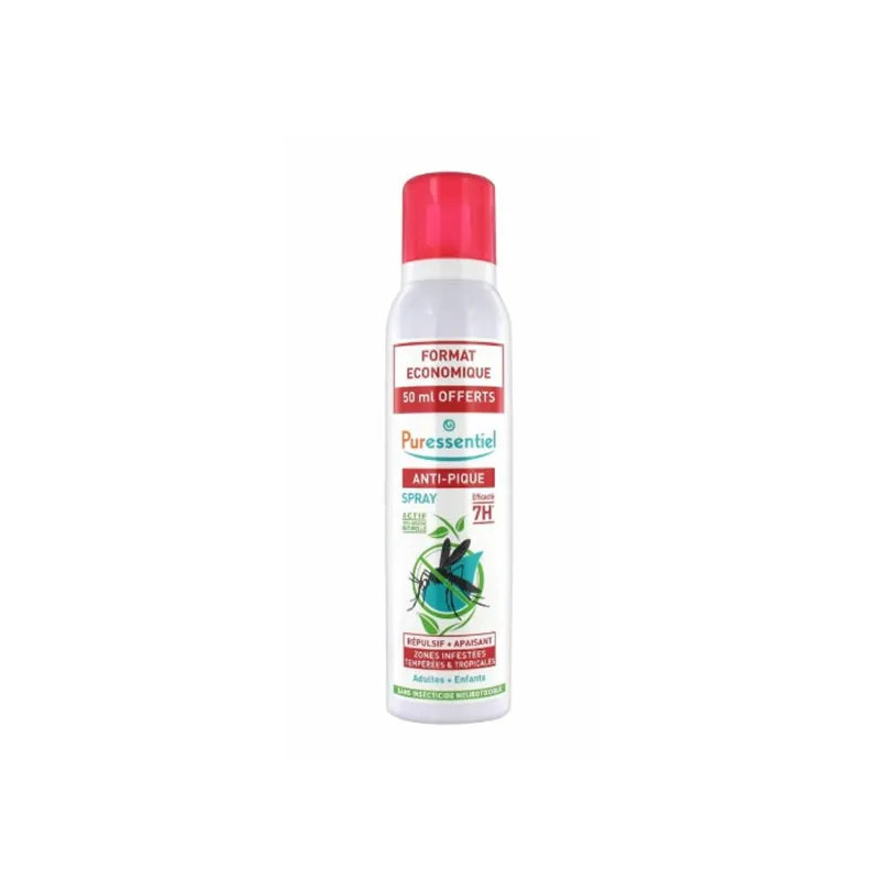 Puressentiel Spray Repelente Antipicaduras 7h Calmante 200ml