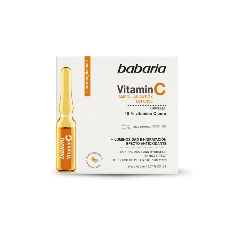 Ampoules de vitamine C Babaria, 5 unités