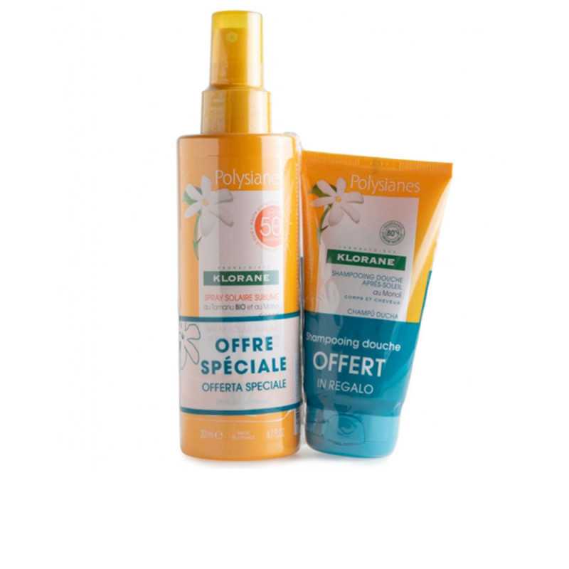 SPRAY SOLAR SPF50 POLYSIANES MONOÏ Y TAMANU BIO LOTE 2 pz by KLORANE for Unisex SPRAY SOLAR SPF50 POLYSIANES MONOÏ Y TAMANU BIO LOTE 2 pz by KLORANE for Unisex