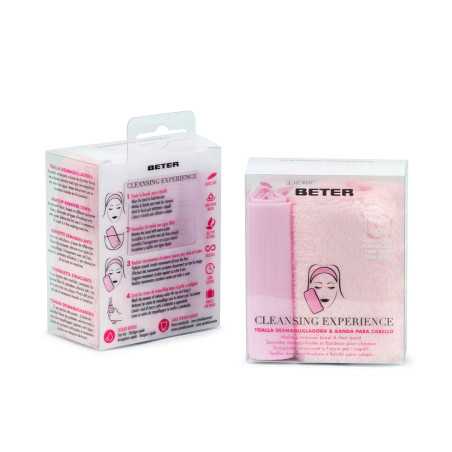 CLEANSING EXPERIENCE toalla desmaquilladora + banda cabello 2 u by BETER for Woman