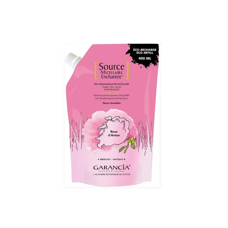 Garancia Enchanted Mizellen-Spirale Rose of Yesteryear Eco-Nachfüllpackung Make-up-Entferner 400 ml