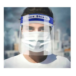 Protector facial de seguridad transparente