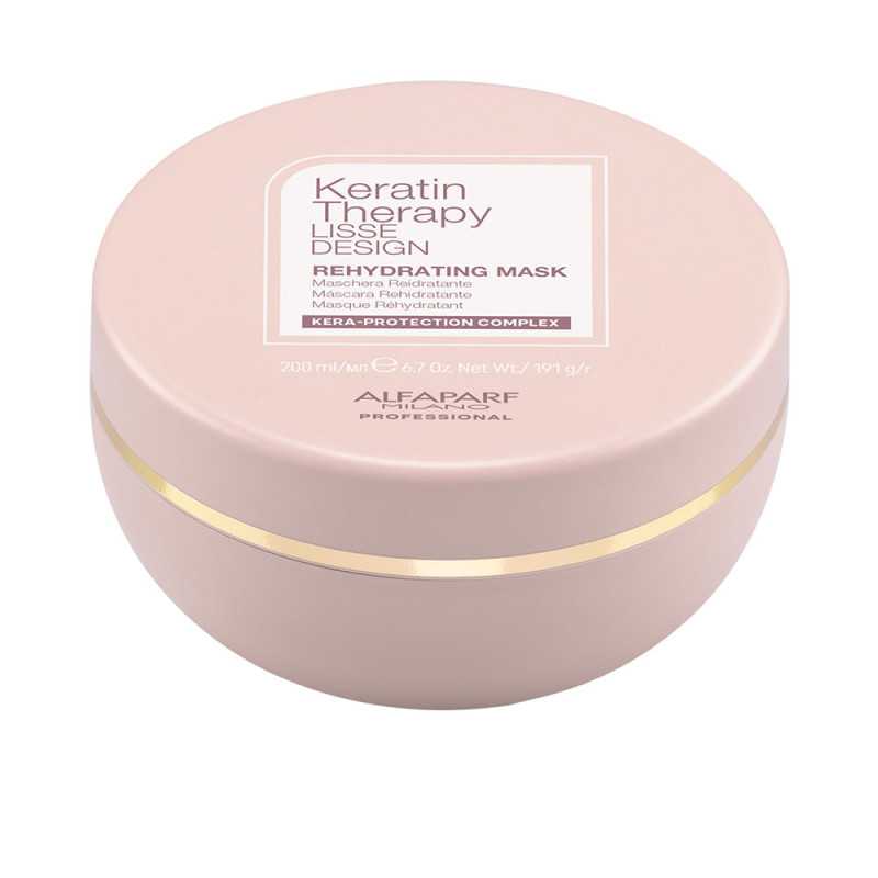LISSE DESIGN KERATIN THERAPY rehydrating mask 200 ml by ALFAPARF MILANO for Woman LISSE DESIGN KERATIN THERAPY rehydrating mask 200 ml by ALFAPARF MILANO for Woman
