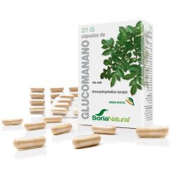 Soria 21-S Glucomanano 400 mg 60 Kapseln