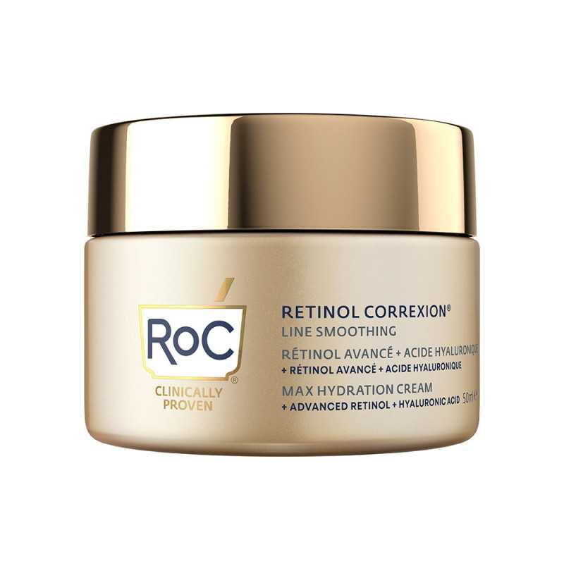 RETINOL CORREXION LINE SMOOTHING crema hidratación máxima 50 ml by ROC for Woman RETINOL CORREXION LINE SMOOTHING crema hidratación máxima 50 ml by ROC for Woman